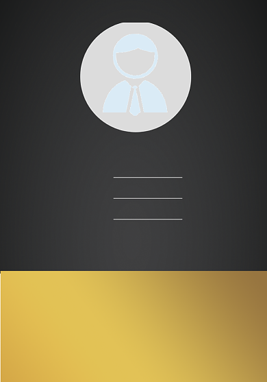 员工证黄灰大气商务风简约工作证背景