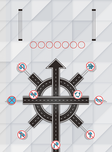 交通安全日创意简约全国公益宣传海报背景