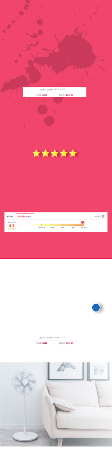 天猫销量数据好评模块关联页背景