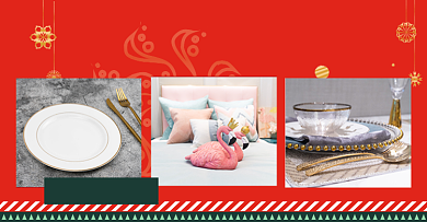 日用百货限时折扣圣诞节气氛海报背景