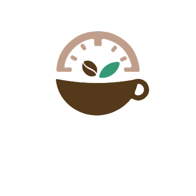 时光咖啡厅咖啡馆时间LOGO背景