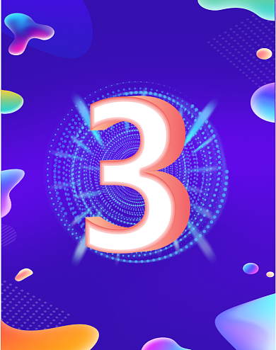 时尚渐变炫彩流体双十一倒计时竖版海报背景