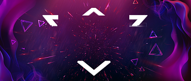 紫色炫酷大气2021智能科技未来首图背景