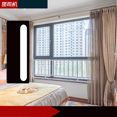 门窗定制隔音主图直通车背景