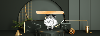 黑五嗨购节手表C4D活动海报背景