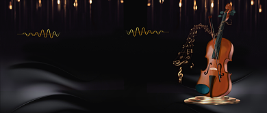 年度音乐会高大上简约公众号首图背景