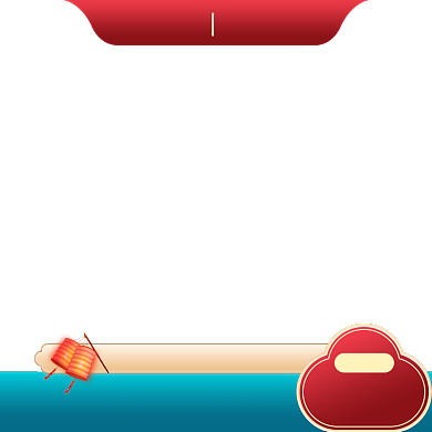 年货节春节元宵节预售主图角标背景