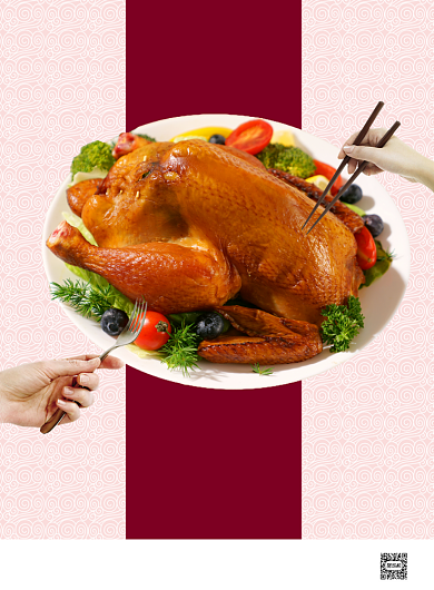 营养餐烧鸡餐饮饭店私房菜招牌菜宣传背景
