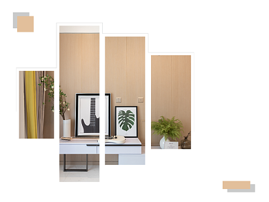 现代家居简约横版配图背景