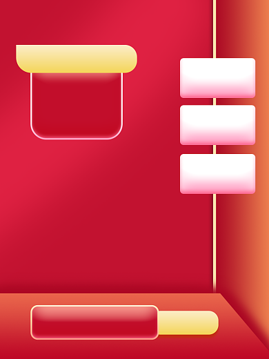 红色双11大促主图模板优惠券直通车背景