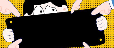 黄色卡通手绘尾款人还款攻略公众号首图背景