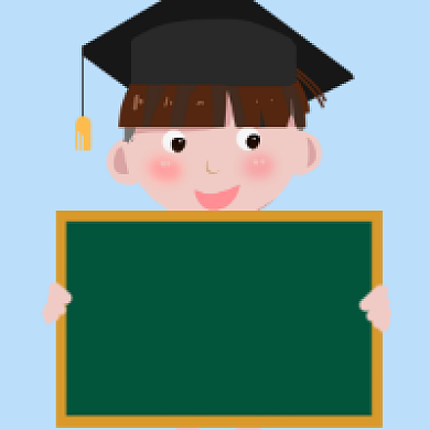 幼儿英语可爱插画公众号次图背景