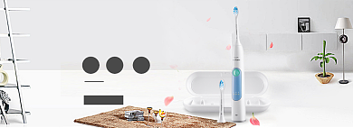 时尚家居风格淘宝电动牙刷海报背景