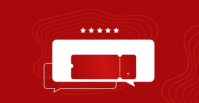 好评返现淘宝红色曲线海报背景