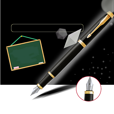 电商淘宝英雄钢笔文具直通车背景