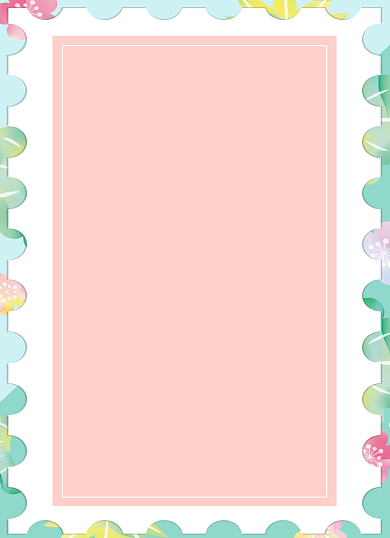 毕业季寄语文艺清新简约风信纸背景