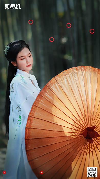 写真摄影中国风简约大气手机海报背景