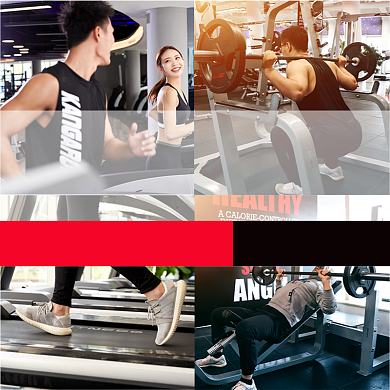 健身房健身卡健身器材打折主图直通车背景