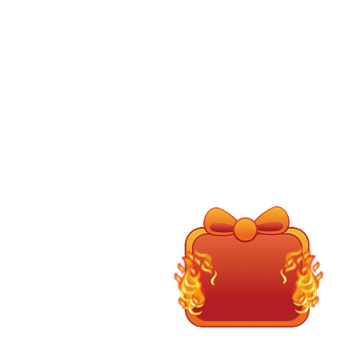 元旦春节橙红色喜庆新年礼物主图图标背景