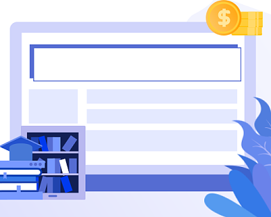 投资理财书本书柜小程序封面背景