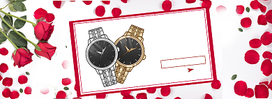 浪漫七夕情人节情侣手表banner背景
