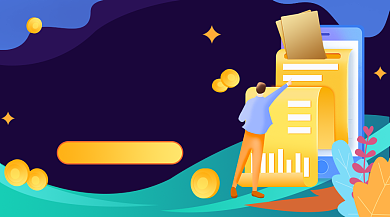 小白理财指南金融广告banner背景