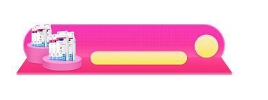 母婴粉色悬浮弹窗胶囊banner背景