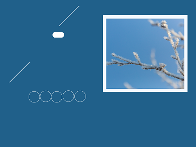 浅蓝色简约文学诗词小寒节气横版配图背景