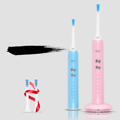 七夕情人节家居清爽情侣电动牙刷主图背景