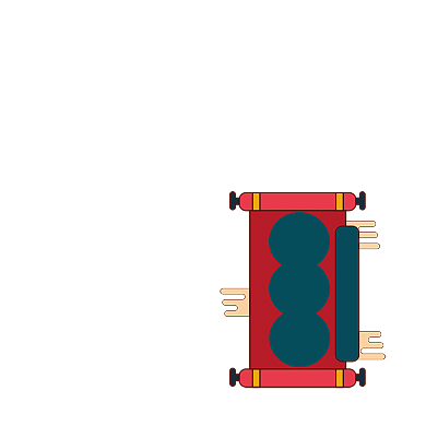 年货创意卡通中国风红色主图图标背景