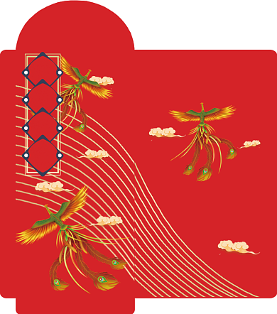 新年喜庆牛年红包背景