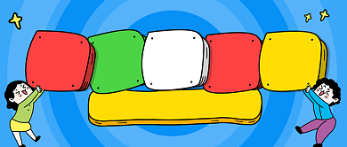 重磅福利日蓝色创意公众号首图背景