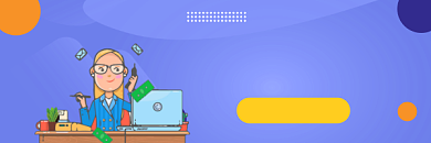 职场技能提升商务插画热文链接背景