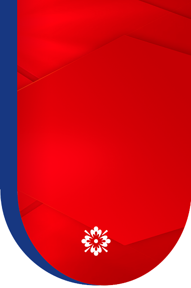 房地产学区房简约大气红色地产吊旗背景