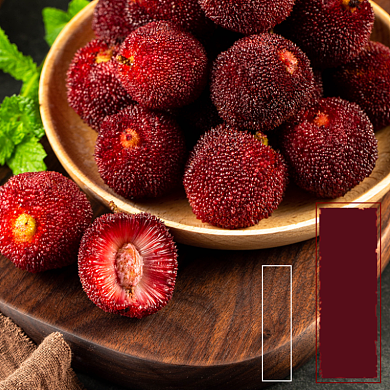 水果类淘宝主图直通车杨梅模板背景