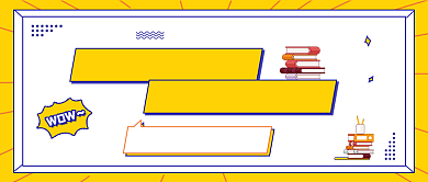 黄色本周学习目标新媒体首图背景