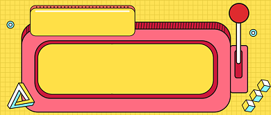 年会大抽奖手绘卡通公众号首图背景