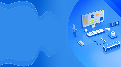 办公软件office教程课程封面背景