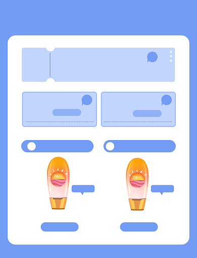 美妆优惠券会员秒杀促销关联页背景