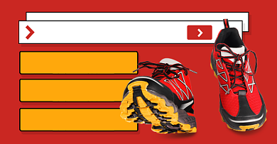 年货节潮流男鞋促销海报banner背景