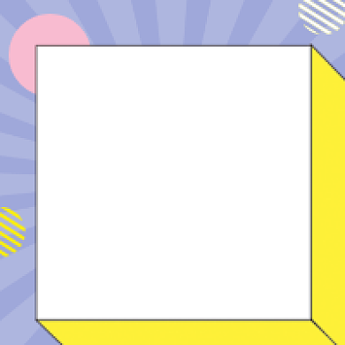 社区打造撞色几何简约公众号次图背景