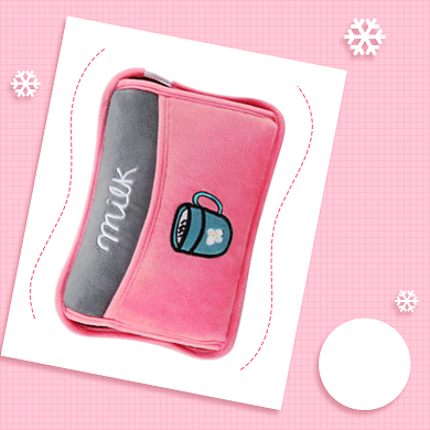 冬季上新暖宝宝手绘卡通促销主图背景