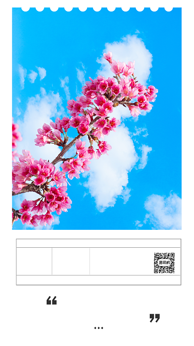 日签月签小清新唯美浪漫早安竖版配图背景