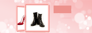 情人节鞋类鞋包饰品海报banner背景