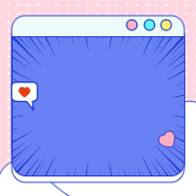 美妆种草粉色清新公众号次图背景