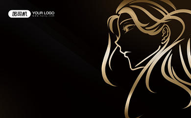 美容美发VIP贵宾会员卡背景