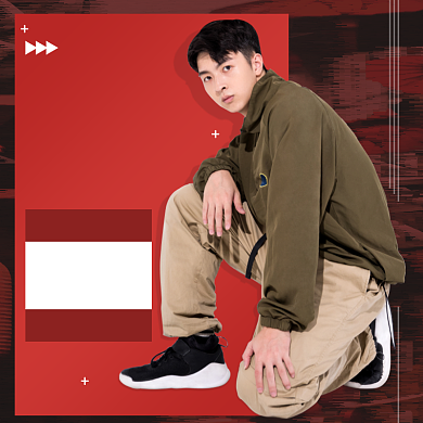 年货节男装半价主图直通车背景