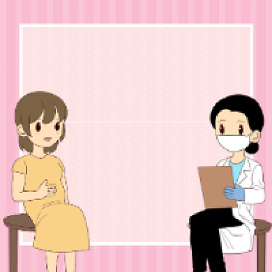 母婴健康教育粉色清新公众号次图背景