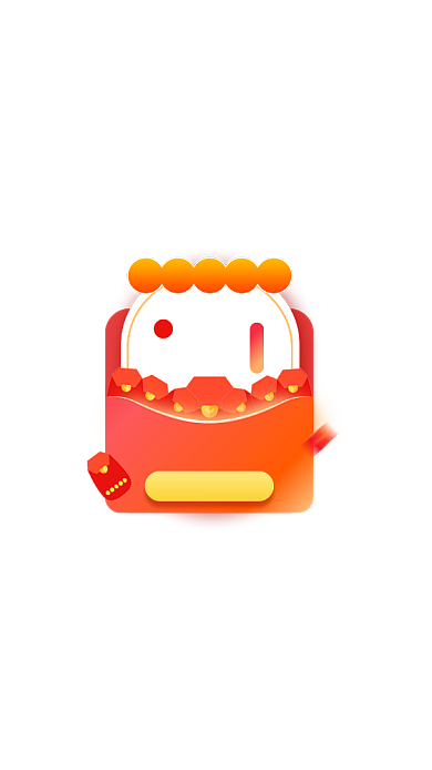 红色喜庆国庆中秋节直播间优惠券红包背景