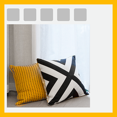 日用家居类淘宝主图直通车靠枕模板背景